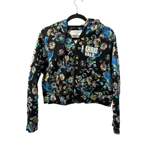 Designers for Democracy by Ulla Johnson Tops - Ulla Johnson Designers For Democracy Harris Walz Hoodie Size Large Zip Up Black